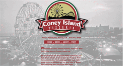 Desktop Screenshot of coneyislandpizzeria.com